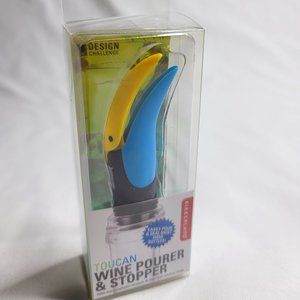 KIKKERLAND Toucan Wine Pourer & Stopper